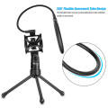 High Quality 3-IN-1Detachable Desktop Tripod Holder With Studio Mic Pop Filter Stand